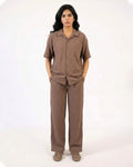 Mocha Brown Safari Tracksuit Set A1