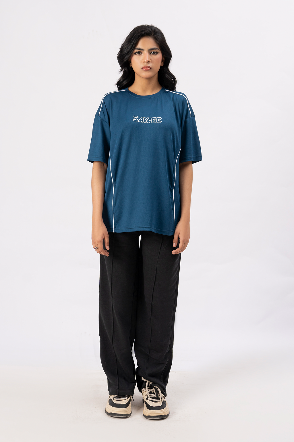 Savage Performance Tee – Deep Teal S10