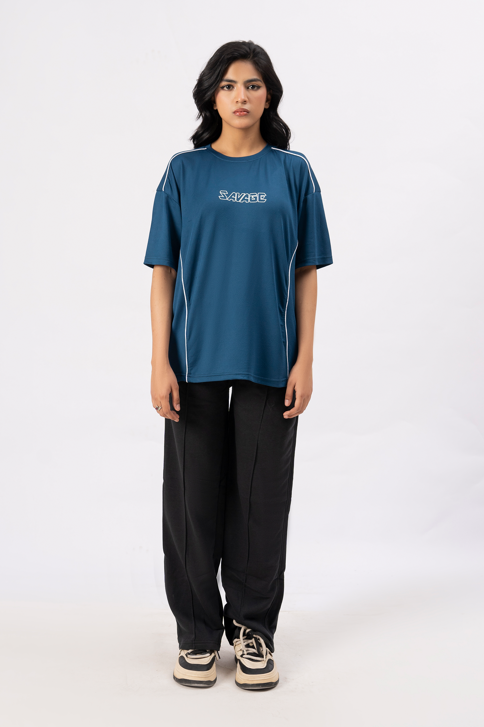 Savage Performance Tee – Deep Teal S10