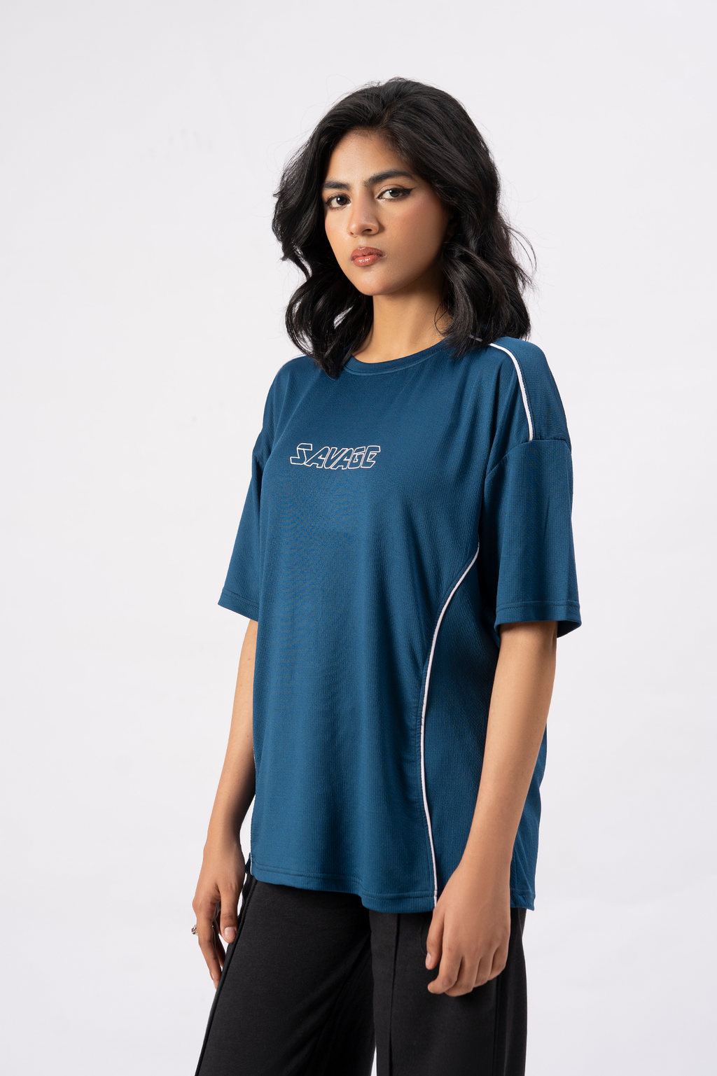 Savage Performance Tee – Deep Teal S10