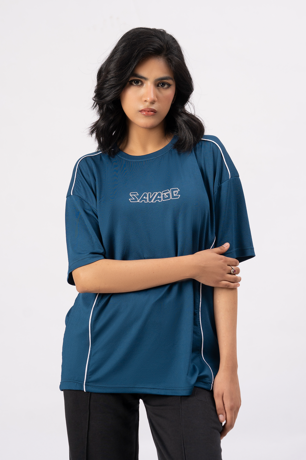 Savage Performance Tee – Deep Teal S10