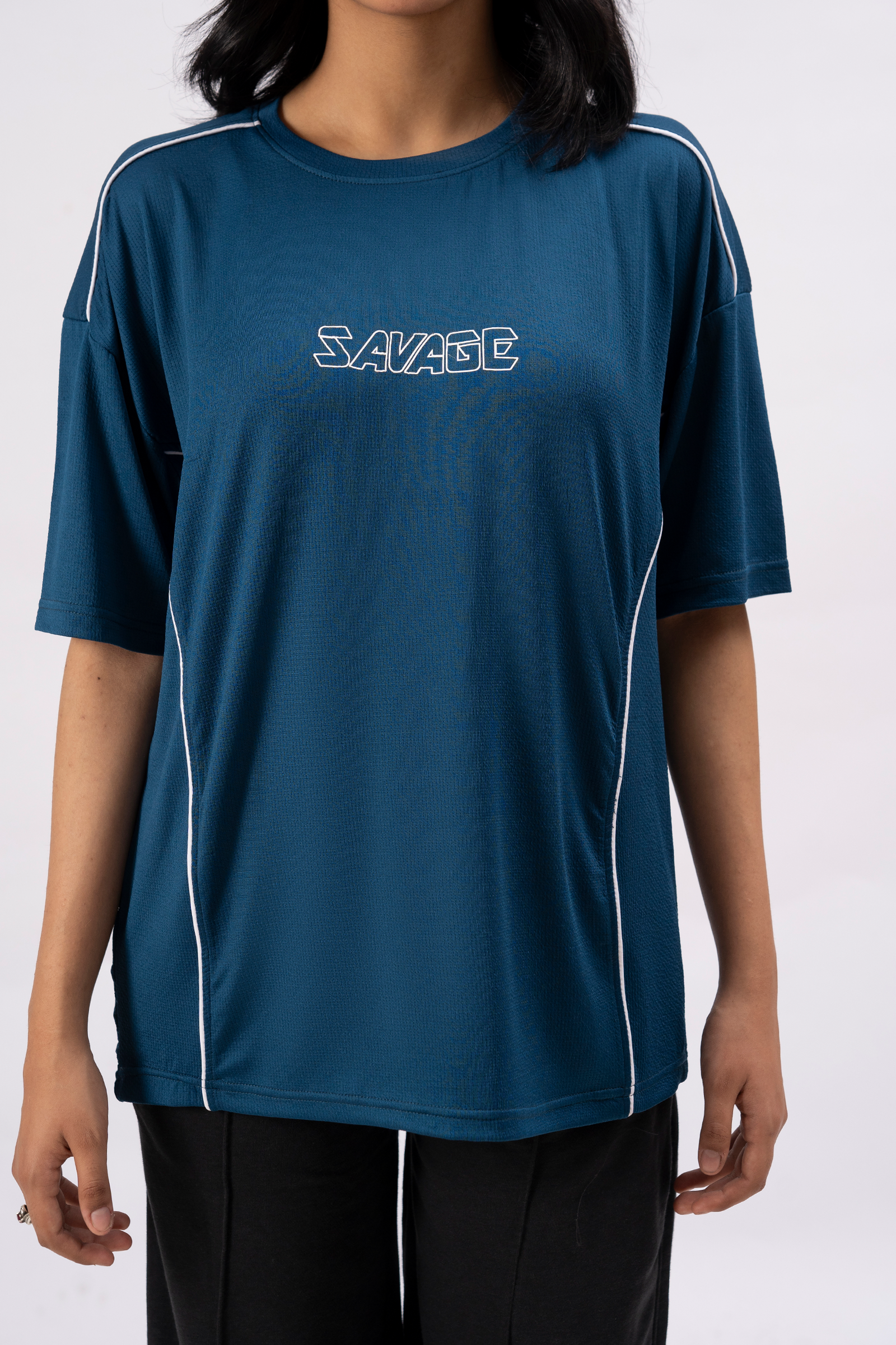 Savage Performance Tee – Deep Teal S10