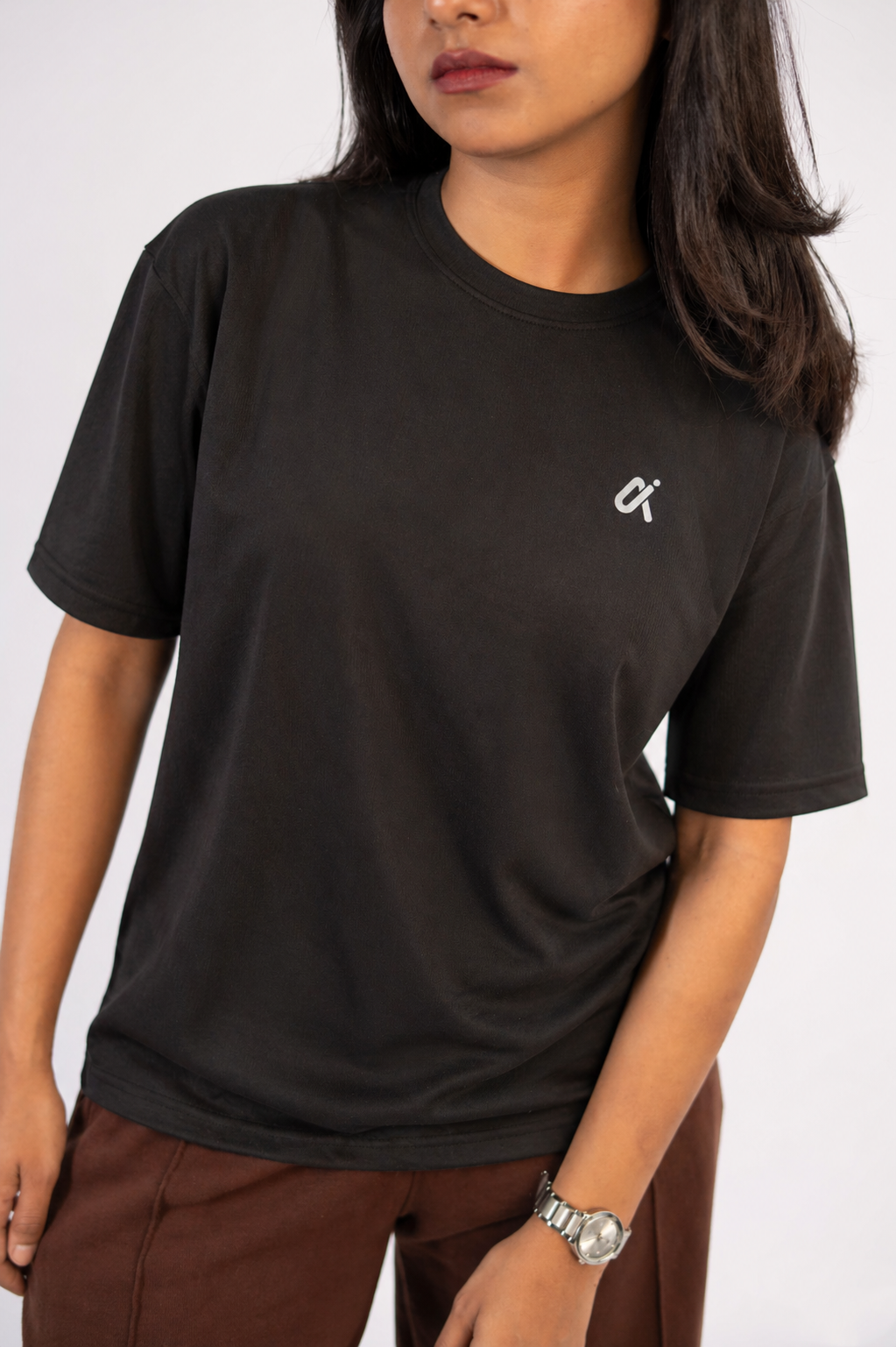Midnight Black Signature Oversized Tee S7