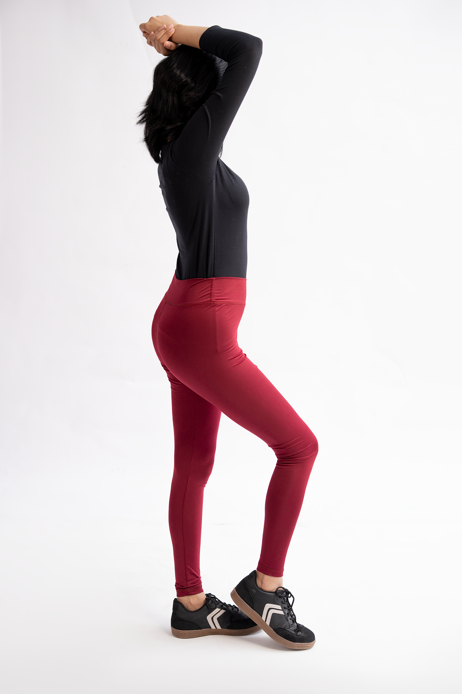 LB-Stylish Premium Slim Fit Burgundy Tights E9