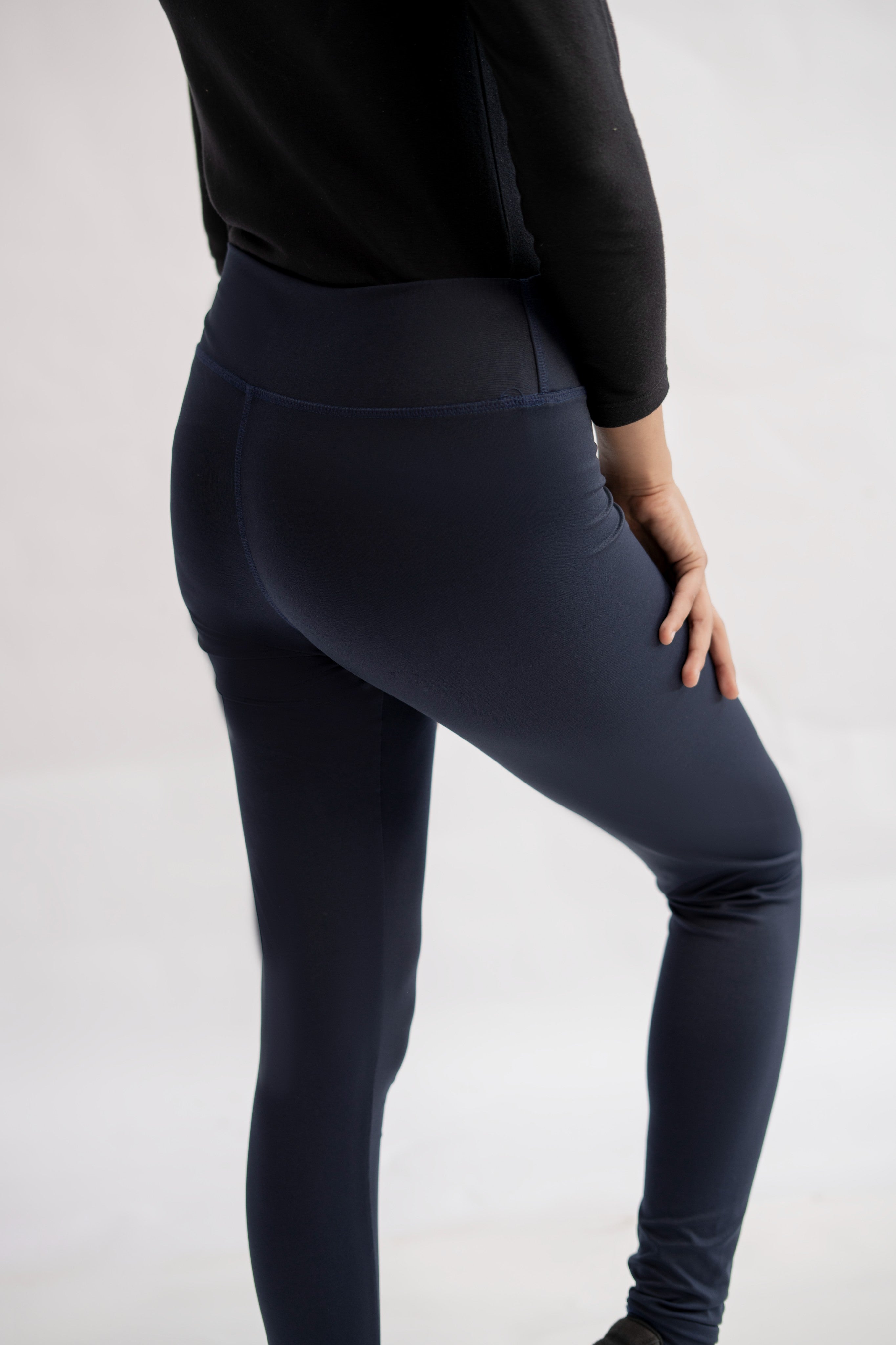 Pack of 4 Premium Slim Fit Tights + Free T-Shirt (Navy Blue, Black, Olive Green, Charcol) E8