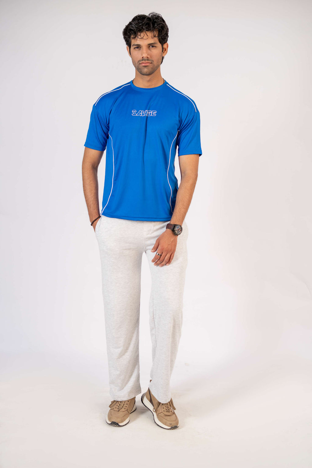 Men’s Relaxed Fit Trouser – Grey D7