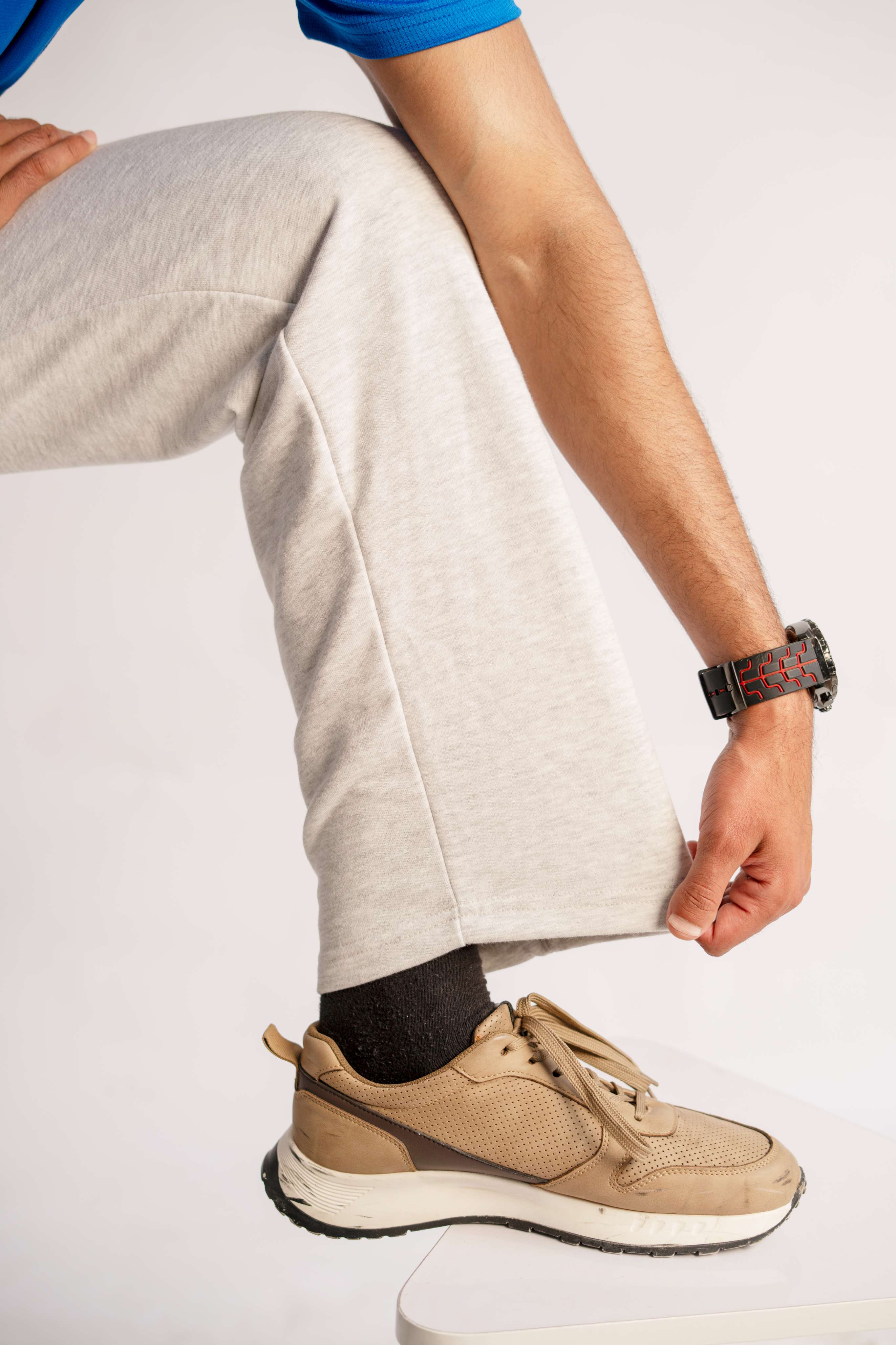 Men’s Relaxed Fit Trouser – Grey D7
