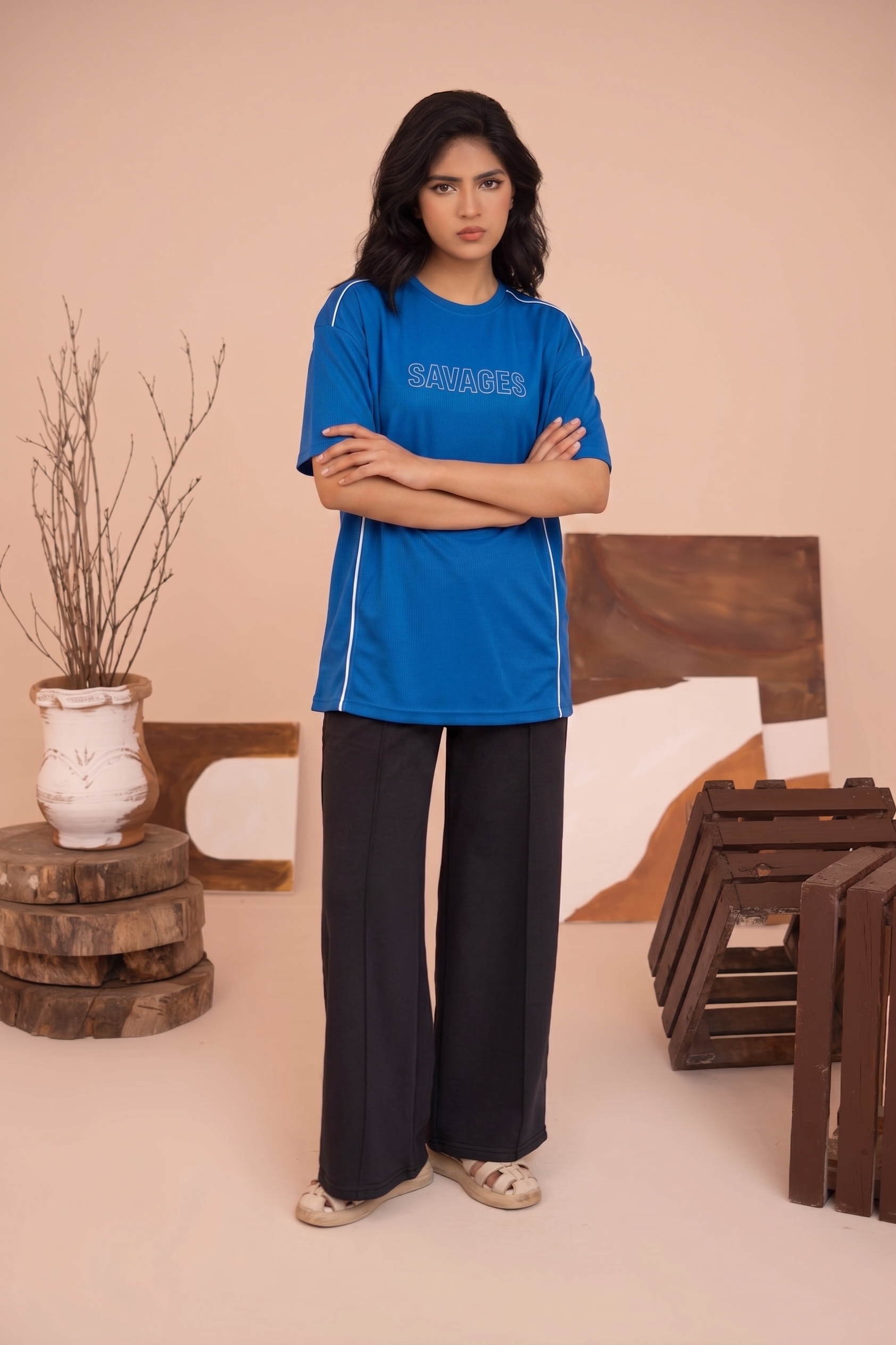 Electric Blue SAVAGES Sport Tee S9