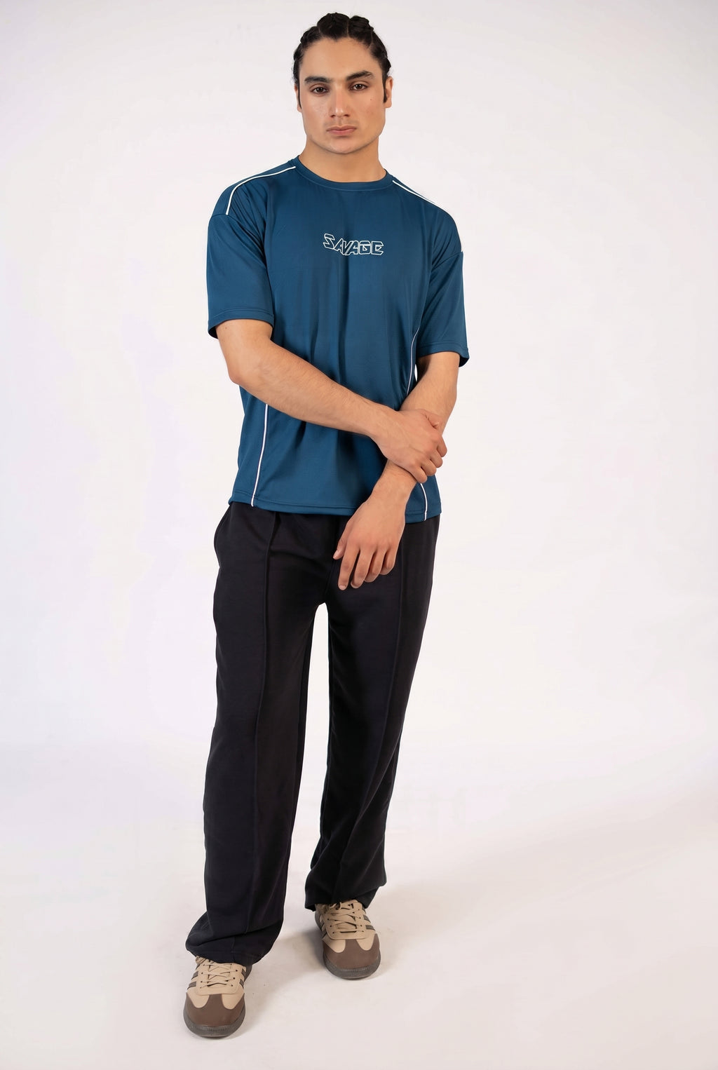 Savage Performance Mesh T-Shirt – Teal T2
