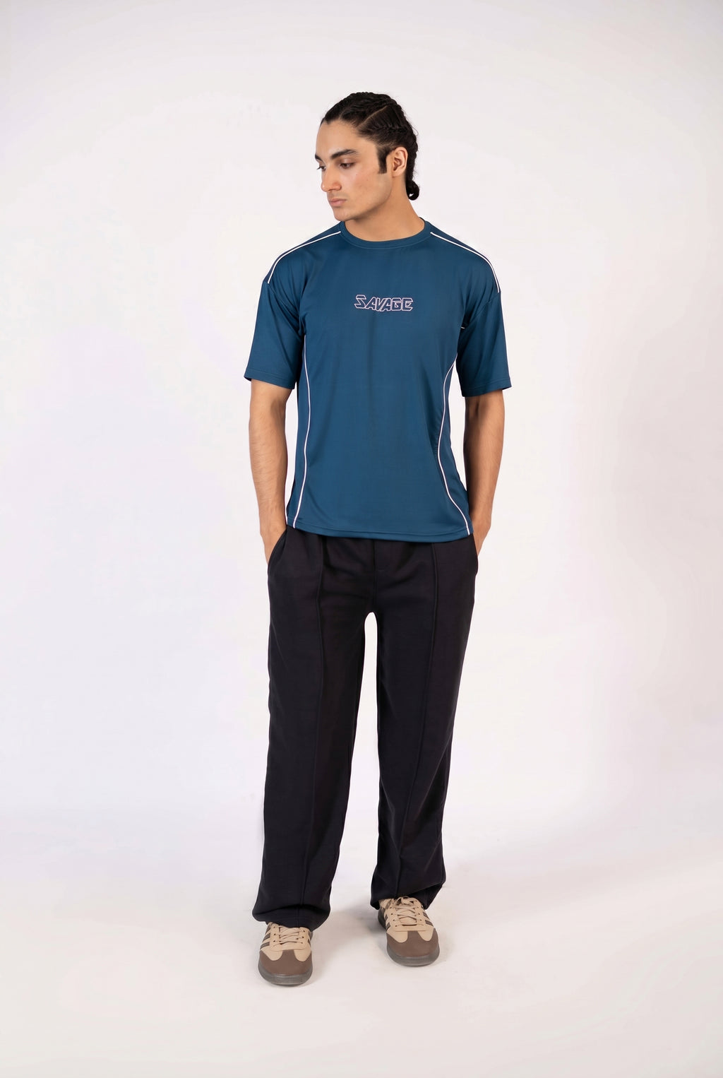 Savage Performance Mesh T-Shirt – Teal T2