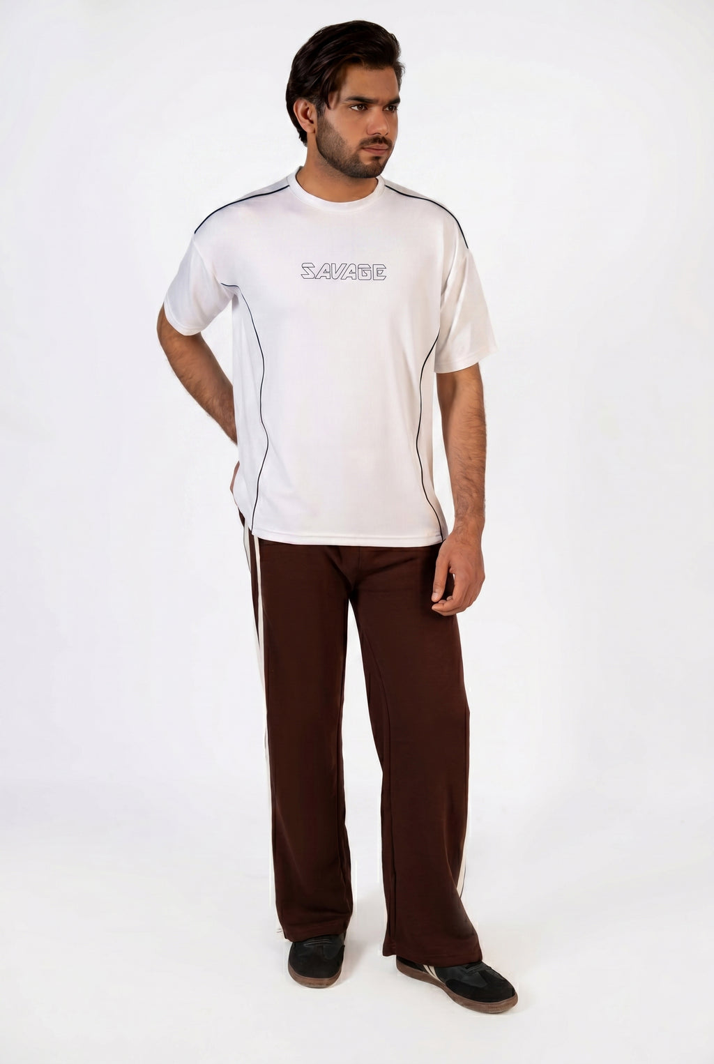 Savage Performance Mesh T-Shirt – White T1