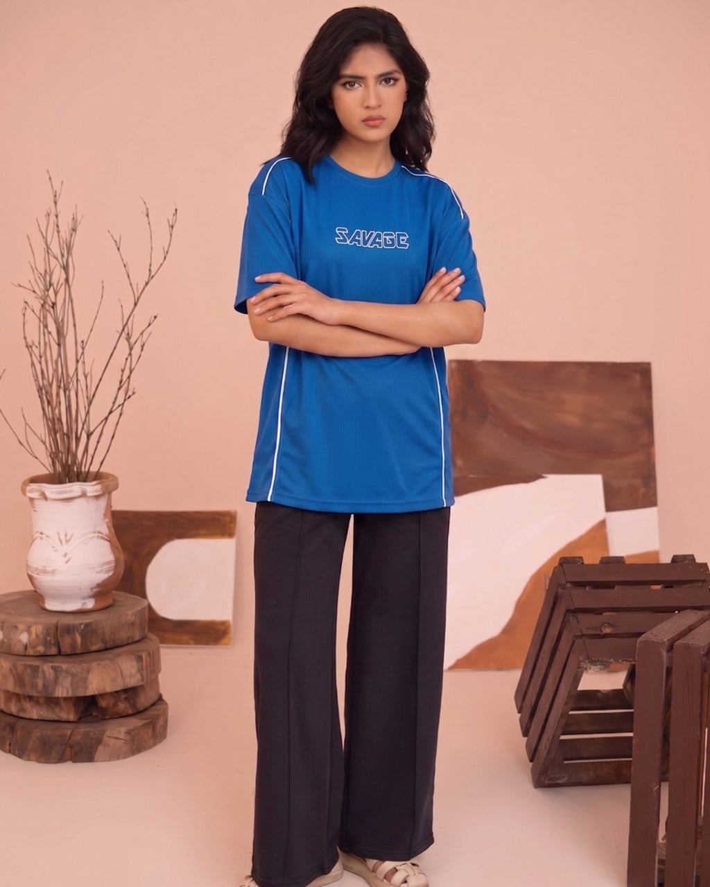 Electric Blue SAVAGES Sport Tee S9