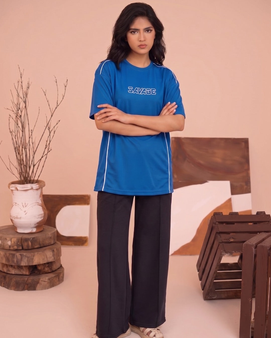 Electric Blue SAVAGES Sport Tee S9