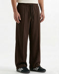 Waffle Relaxed Fit Trousers – Brown D18