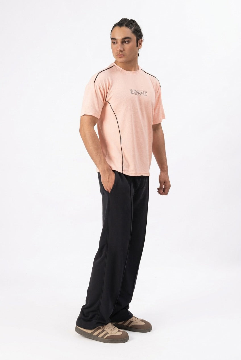 Savage Performance Mesh T-Shirt – Peach T4